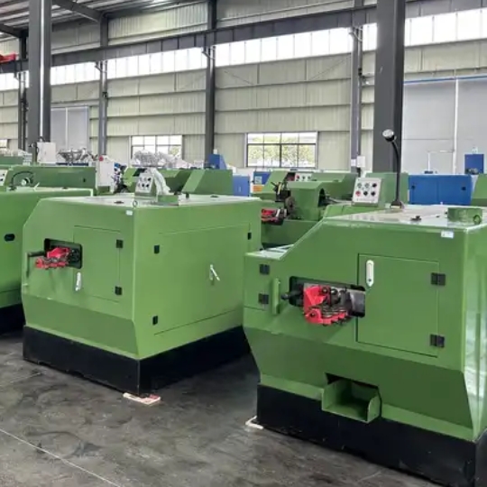 High speed drywall screw making double stroke cold heading machine