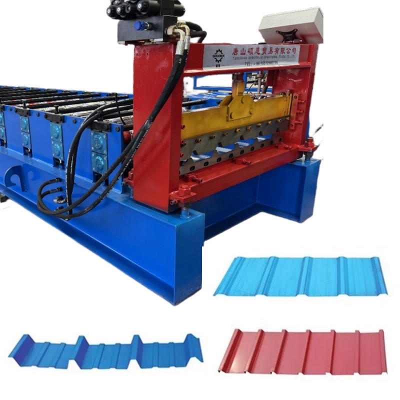 Trapezoidal Zinc IBR Roofing Sheet Roll Forming Machine